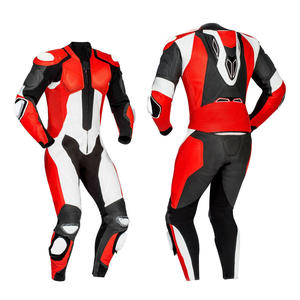 2023 Combinaison en cuir de moto légère en deux pièces Vêtements de sport coupe-vent respirants avec prix des services OEM - Product Image 4