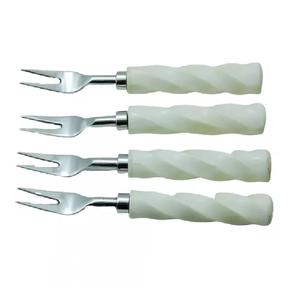 Ensemble de couverts modernes et tendance en acier inoxydable, 4 pièces, épandeur à beurre, poli miroir, pour hôtel, mariage, service de table - Product Image 5