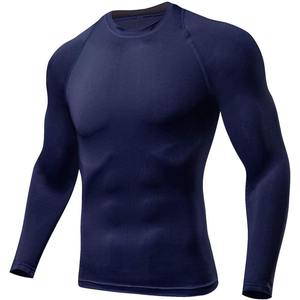 Camiseta de Compresión de Manga Larga Sublimada con Logotipo Personalizado, Camiseta Deportiva Transpirable de Alta Calidad - Product Image 4
