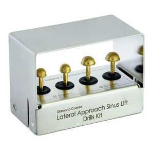 Kit de Taladro Eléctrico para Levantamiento de Senos Dentales, Abordaje Lateral, Instrumentos de Acero Inoxidable con Fresas Recubiertas de Diamante, Certificación MOL y CE - Product Image 4