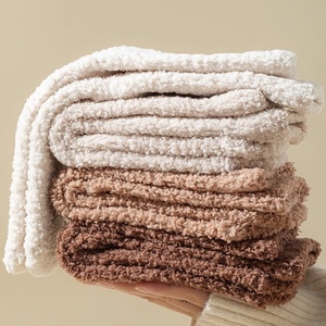 Fuzzy Ankle <b>Socks</b> Women Thick Knitted Solid Color Warm <b>Winter</b> <b>Socks</b> for Daily Use - Product Image 4