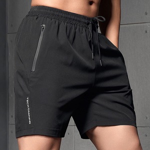Pantalones cortos de golf elásticos transpirables de secado rápido para hombre, diseño de carga de patrón sólido para deportes al aire libre de verano - Product Image 3