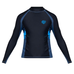 Breathable Eco-Friendly Full Sleeve Rash Guard <b>Shirt</b> for <b>Men</b> Quick Dry Stretch Fabric Surfing <b>Swimming</b> Fitness Wear for Adults - Product Image 1