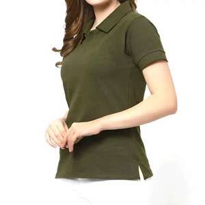 เสื้อโปโลผู้หญิงแบบแห้งเร็วสำหรับกอล์ฟ  ผ้าไหมถักโพลีเอสเตอร์  ออกแบบโลโก้  ตกแต่งลายพิมพ์  เสื้อโปโล - Product Image 6