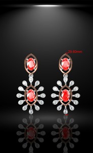 Miossanite Cristal Strass 18K Plaqué Or En Acier Inoxydable Cadeau De Fête De Mariage Ensemble Romantique Style Coréen Collier De Soirée - Product Image 3