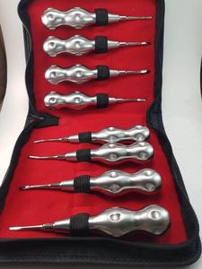 Hot Selling <b>Dental</b> Elevator Set Black Gold Stainless Steel Luxating & Serrated <b>Dental</b> Root Elevators for Tooth Extraction - Product Image 2