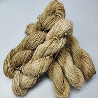 Fil de fibre de banane biologique extrait de l'arbre à bananes, utilisé pour les tapis, les tapis, le tricot, le tissage, la broderie, la fabrication de cordes, l'art et l'artisanat