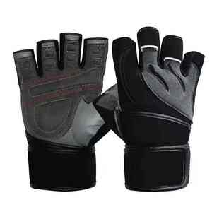 Wholesale price Anti-Slip Gym <b>Fitness</b> <b>Gloves</b> Custom Workout-Use Leather Weight Lifting <b>Gloves</b> OEM Service Gym <b>Fitness</b> <b>Gloves</b> - Product Image 5