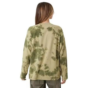 Camiseta de Manga Larga con Cuello Redondo, Diseño Personalizado, Poliéster/Algodón, para Mujer, de Secado Rápido, Ecológica, de Alta Calidad - Product Image 5