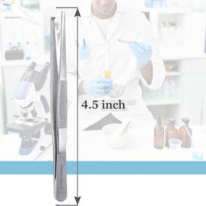 Pince à coton durable en acier inoxydable pour instruments dentaires 2025 Pince à coton dentaire de dernière conception - Product Image 3