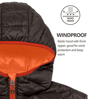 Vente en gros de veste d'hiver de haute qualité avec logo personnalisé pour hommes style bulle d'air avec fermeture à glissière et poches imprimées OEM