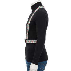 Haute ténacité Jacquard Polyester coton sangle solide Durable doux élastique ceinture sangle bande pour sacs vêtements chaussures en plein air - Product Image 5