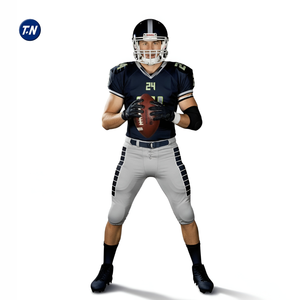 Conjunto de Uniforme de Fútbol Americano para Hombre, Jersey y Pantalones Cortos Personalizados con Impresión 3D, 100% Poliéster, Transpirable, de Secado Rápido, Tallas Grandes - Product Image 2