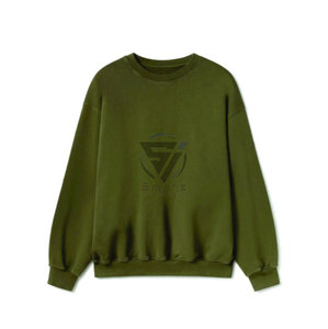 เสื้อฮู้ดดี้คอโอ ผ้าเทอร์รี่ สตรีทแวร์ พิมพ์โลโก้ได้ตามสั่ง มีเชือกผูก ปรับได้ ไซส์ใหญ่พิเศษ ผ้าฝ้าย 100% เสื้อสวมหัวลำลอง ยูนิเซ็กส์ สำหรับฤดูใบไม้ผลิ - Product Image 1