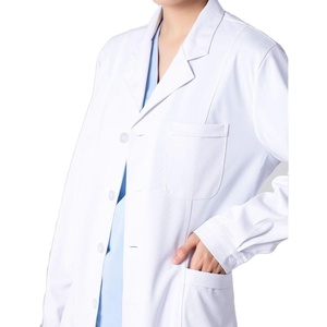 Uniformes Médicos Blancos Personalizables de Fábrica para Hospitales y Laboratorios, Envío Directo, Batas de Laboratorio Blancas para Doctores y Enfermeras - Product Image 1
