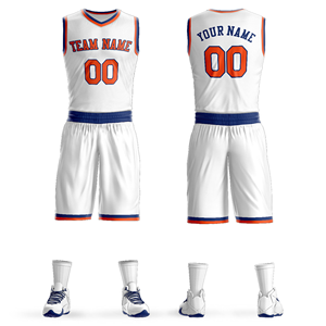 Conjunto de Uniforme de Baloncesto Reversible Personalizado para Hombre y Jóvenes, Uniforme Sublimado Estampado con Nombre y Número del Equipo, Kit al por Mayor - Product Image 4