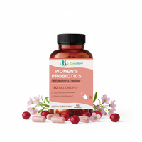 Capsules de probiotiques certifiées GMP pour femmes 500 mg/800 mg pour la santé intime et intestinale