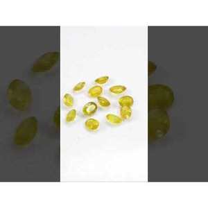 Zafiros Amarillos Calibrados Naturales de Bangkok, Ovalados de 5x7mm y 6x8mm, Peridoto, Piedra Tallada Asscher, Material de Alejandrita y Aguamarina - Product Image 3