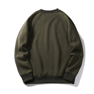 Unisex Custom High Quality <b>Flannel</b> Crewneck Hoodies Winter Sweatshirts Solid Pattern Waterproof Durable High Quality Printing - Product Image 2