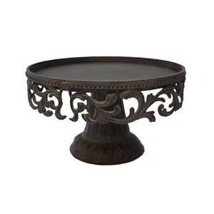 Soporte de pastel de cerámica verde de 2 niveles moderno elegante diseñador hecho a mano para eventos de boda y fiesta de calidad único y elegante - Product Image 6