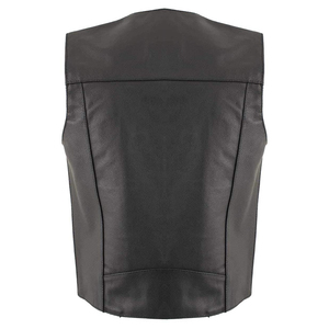 Chaleco de Cuero para Hombre, Nuevo, Personalizado, de Cuero Genuino, Cortavientos, Transpirable, de Alta Calidad, Ajustado, Sin Mangas, para Invierno - Product Image 4