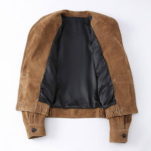 เสื้อหนังแกะแท้สำหรับผู้หญิงเสื้อโค้ทแขนยาวหนังแกะ100% สไตล์ใหม่ - Product Image 4