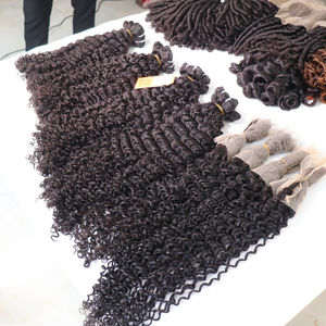 Producto superior Cabello de lujo Trama rizada al agua Paquetes de cabello humano 100% Cabello crudo vietnamita Cutícula alineada Envío mundial - Product Image 3