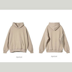 Sweat-shirts et pulls à capuche décontractés pour hommes, couleur unie, coupe ample, design avec poche, pull à capuche personnalisé - Product Image 2