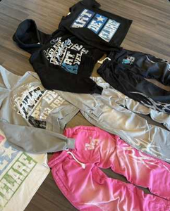 Ensemble de survêtement pour enfants avec sweat-shirt imprimé et pantalon de jogging assorti, deux pièces pour garçons et filles, tenue de sport respirante en polyester - Product Image 3