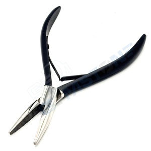 Pince professionnelle pour extensions de cheveux à bouche plate de 5,5 pouces avec dents internes – Outil d'extension en acier inoxydable pour micro-anneaux et nano-perles - Product Image 4