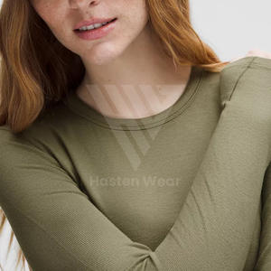 Camisetas Deportivas Cortas Unisex 100% Poliéster para Mujer, Transpirables, Resistentes al Viento, de Invierno, Manga Larga, sin Mangas - Product Image 4