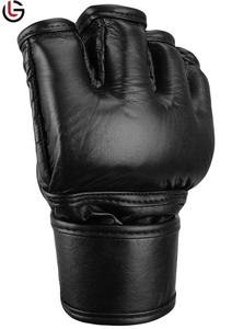 ถุงมือชกมวย MMA หนังแท้ GLOBAL LEATHER GL_0211 ราคาดีที่สุด สำหรับผู้ชาย แบบครึ่งนิ้ว แห้งเร็ว มีไซส์เด็ก ผลิตในปากีสถาน บริการ OEM - Product Image 3