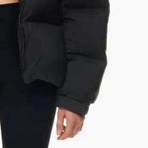 เสื้อโค้ทขนเป็ดสำหรับผู้หญิงเสื้อผ้าแบรนด์ทรงพองสำหรับฤดูหนาวเสื้อขนเป็ดมีโลโก้ออกแบบได้ตามต้องการ - Product Image 5