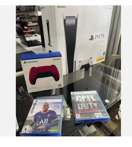 Venta de Consolas PLAYSTATION 5 Originales Nuevas, Versión con Disco, para PS5, 1TB, 2TB, Edición con Disco, 825GB + 2 Controles y 15 Juegos - Product Image 1