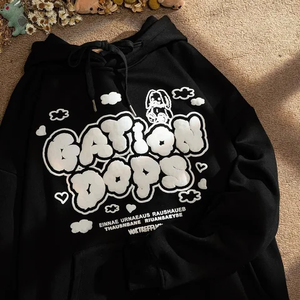 Meilleurs sweats à capuche en coton bouffé de haute qualité pour hommes à séchage rapide et respirant broderie personnalisée pour l'hiver - Product Image 3