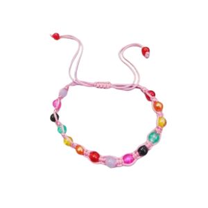 Meilleur bracelet réglable avec pierre d'agate naturelle et cordon de coton coréen Bijoux élégants et durables pour un look décontracté - Product Image 3