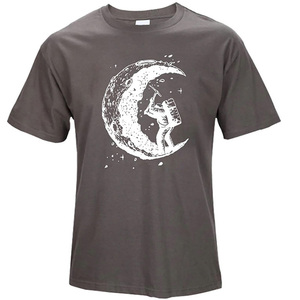 2024 Premium Customized Formal Knitted Cotton Short Sleeve Men's T-Shirt High Quality Anti-Pilling Printed <b>Logo</b> - Product Image 4