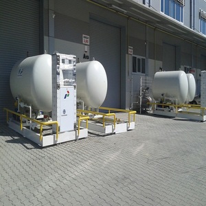 Bộ trạm di động gas <span class=keywords><strong>LPG</strong></span> 2A với bình chứa 5m3, thiết bị cấp gas hai vòi, thiết kế áp suất 18 bar để nạp gas ô tô - Product Image 2