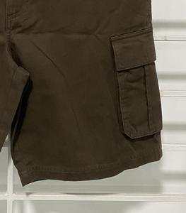 Pantalon cargo pour homme, short classique tissé plat devant en coton, fabricant de BD - Product Image 3