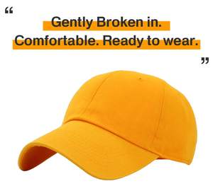 Casquette de Baseball vierge pour hommes 100% coton réglable Strapback 6 panneaux respirant léger Sports de plein air chapeau décontracté pour la vente en gros - Product Image 5