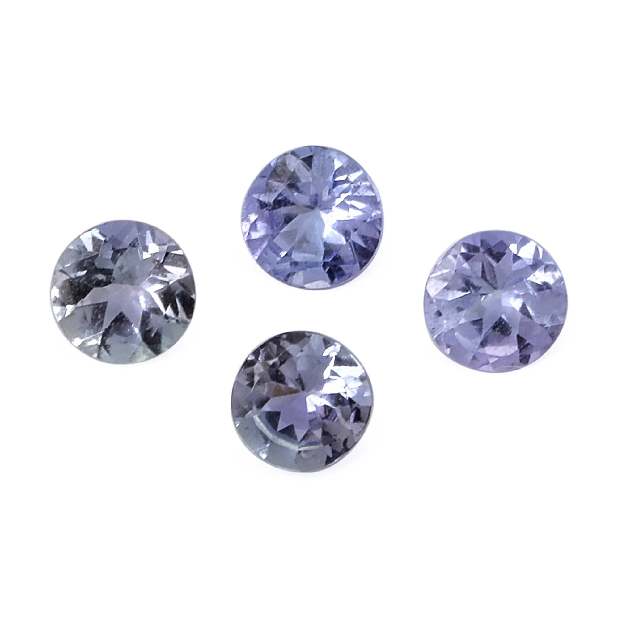 Round 3.50mm Natural Tanzanite Good Quality precious faceted loose gemstone