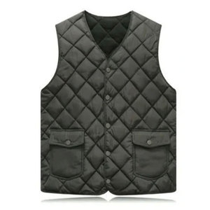 Chaleco Acolchado de Fibra de Bambú y Lona Transpirable con Cremallera, Estilo Casual para Hombre, de Alta Calidad, Personalizado, Ligero, Cálido para Invierno, Talla Personalizada - Product Image 1
