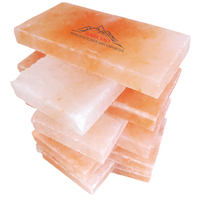 Briques de sel naturel de l'Himalaya Rose Qualité supérieure Certifié ISO Purification de l'air Contrôle de l'humidité Sculpté Motif de fleurs Feng Shui