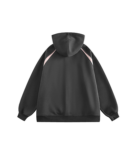 Sweats à capuche zippés pour femmes en gros Différentes couleurs Sweats à capuche zippés unis pour femmes - Product Image 3