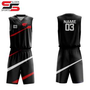 Basketball Uniform Sets Anti-bacterial Men's Breathable Quick Dry Basketball Jersey and Shorts Sets Adults Basketball Uniforms - Product Image 5