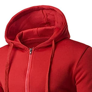 Colisha Hommes Casual Color Block Jacket Outwear Sweat à capuche à manches longues avec sweat à capuche zippé pour l'automne - Product Image 2