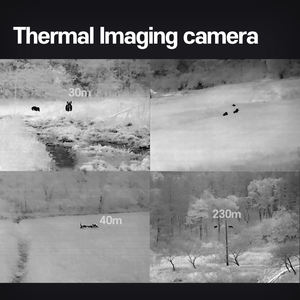 Caméra thermique portative ZeroBeam KTC K1 avec objectif 25 mm, zoom 4x, vision nocturne pour la détection et l'inspection sur le terrain tactique - Product Image 3