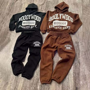 ชุดวอร์ม2024วินเทจใส่สบายชุดวอร์มมีฮู้ดชุดวอร์มซักกรดซีดแสงแดดขายส่ง - Product Image 6