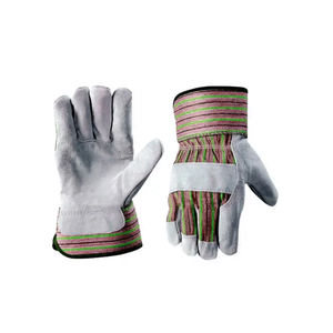NOUVEAU Gants de travail en cuir de vachette OEM Style uni Taille moyenne et grande Gants de mécanicien en cuir personnalisés Vente en gros OEM - Product Image 5