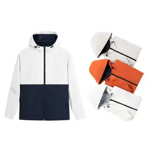 Özel Logo rüzgar kesici ceketler erkekler açık spor ceketler artı boyutu erkekler için rüzgarlık ceket